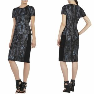 BCBGMAXAZRIA  PENCIL SKIRT TOP COORDINATED SET